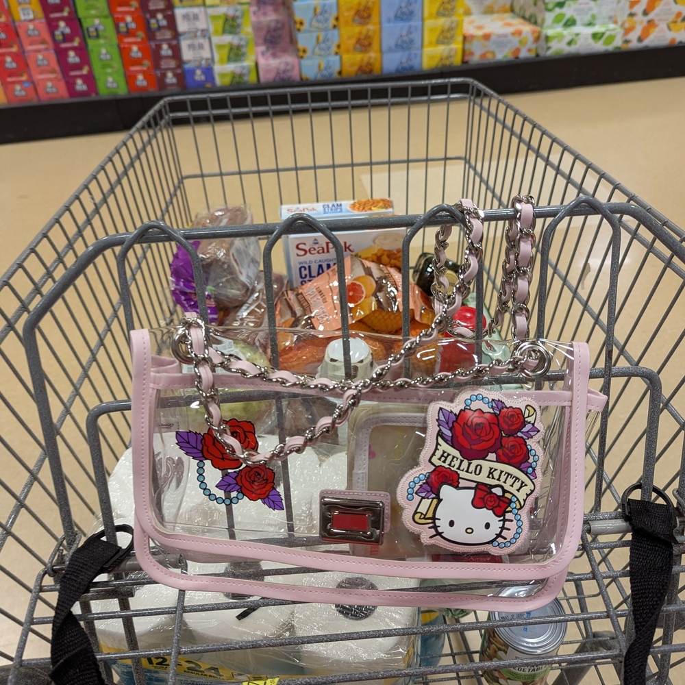 Hello Kitty Clear Chain Bag Purse